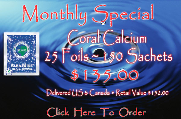 Coral Calcium Monthly Special